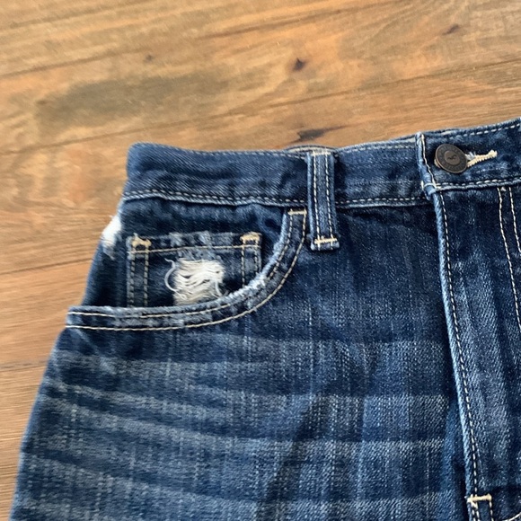 Hollister Denim High Waist Shorts Medium Wash - Picture 4 of 6
